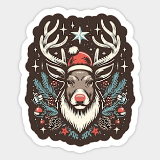 Santa's Favourite Reindeer Rudolph Sticker